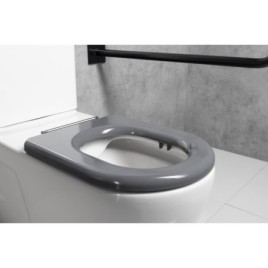 Siège de toilette MEDIC, duroplast, gris