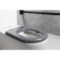 Siège de toilette MEDIC, duroplast, gris Siège de toilette MEDIC, duroplast, gris