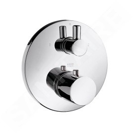 Axor Uno - Mitigeur thermostatique encastré avec vanne d’arrêt et inverseur, chrome 38720000