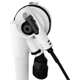 MARBLE Pop Up Bath Filler déchets (L) 800mm, Chrome