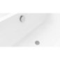MARBLE Pop Up Bath Filler déchets (L) 800mm, Chrome