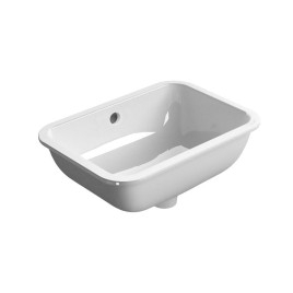 PURA/CLASSIC lavabo en céramique semi-recuits 35x50cm, blanc ExtraGlaze