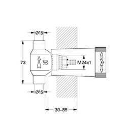 Grohe Accessoires - Partie inférieure de la soupape encastrée 29801000