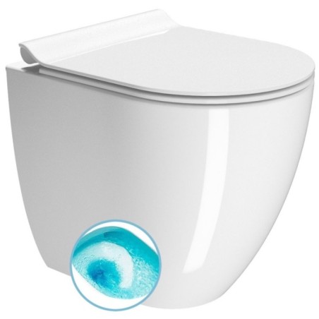 PURA WC pan, Swirlflush, 36x50cm, S-trap/P-trap, blanc ExtraGlaze