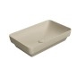 PURA comptoir lavabo en céramique 60x38cm, creta mat