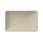 PURA comptoir lavabo en céramique 60x38cm, creta mat