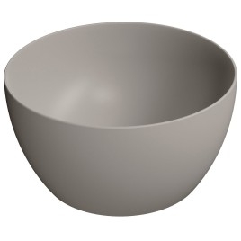 PURA comptoir lavabo en céramique, dia 42cm, tortora matt