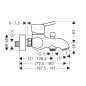 Hansgrohe Talis S - Mitigeur de baignoire, chrome 32420000