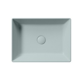 KUBE Lave-vaisselle en céramique, 50x37cm, ghiaccio mat