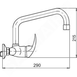 Novaservis Metalia 55 - Mitigeur de lavabo, chrome 55031,0