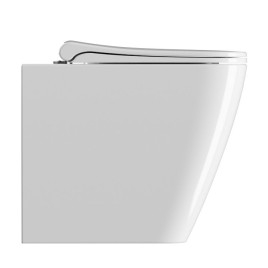 NUBES WC pan, Swirlflush, 35x52cm, S-trap/P-trap, blanc ExtraGlaze