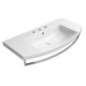 Cuve en céramique NORM 100x52cm, 3 trous de robinet, blanc ExtraGlaze Cuve en céramique NORM 100x52cm, 3 trous de robinet, blanc ExtraGlaze