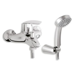 Novaservis Metalia 56 - Robinetterie de baignoire murale complète, chrome 56020,0