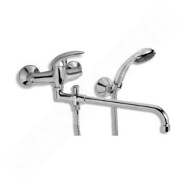 Novaservis Metalia 55 - Robinetterie de baignoire murale complète, chrome 55036,0