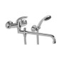 Novaservis Metalia 55 - Robinetterie de baignoire murale complète, chrome 55036,0 Novaservis Metalia 55 - Robinetterie de baignoire murale complète, chrome 55036,0