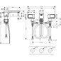 Axor Urquiola - Mitigeur de lavabo avec vidage, installation à 3 trous, chrome 11041000