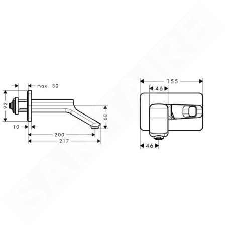 Axor Urquiola - Mitigeur de lavabo, chrome 11026000