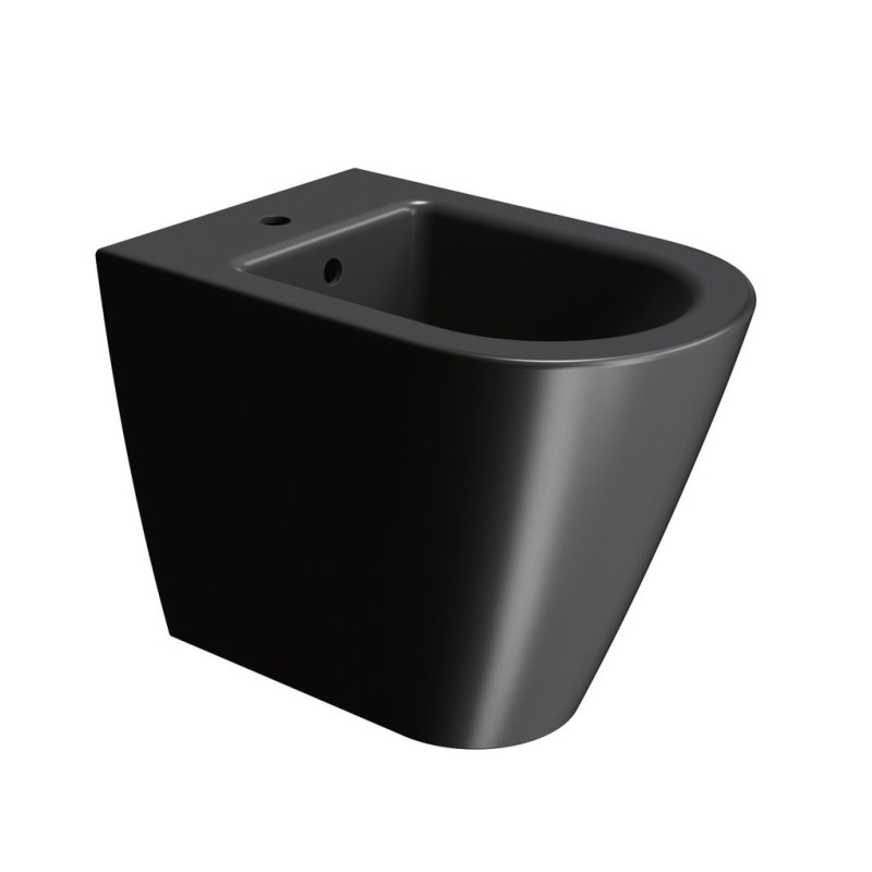 KUBE X bidet, 36x55cm, noir mat