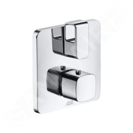 Axor Urquiola - Thermostat encastré avec vanne d’arrêt et inverseur, chrome 11733000