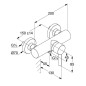 Kludi Bozz - Mitigeur de douche, chrome 388310576