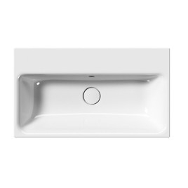 NUBES lavabo en céramique 70x40cm, pas de trou de robinet, blanc ExtraGlaze