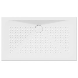 Plateau de douche en céramique rectangulaire 120x70x4cm, blanc ExtraGlaze