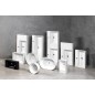 KUBE X lavabo en céramique 50x47cm, bord inférieur groud, blanc ExtraGlaze KUBE X lavabo en céramique 50x47cm, bord inférieur groud, blanc ExtraGlaze