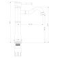 Sapho Soliter - Mitigeur de lavabo, chrome ZB006