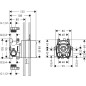 Axor Corps d’encastrement - Corps d’encastrement pour thermostat encastré 10754180