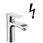 Hansgrohe Metris New - Mitigeur de lavabo à levier 110 avec garniture de vidange et tige de traction pour chauffe-eau sans Hansgrohe Metris New - Mitigeur de lavabo à levier 110 avec garniture de vidange et tige de traction pour chauffe-eau sans
