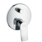 Hansgrohe Metris New - Mitigeur de baignoire à levier encastré, chrome 31487000