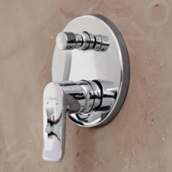 Hansgrohe Metris New - Mitigeur de baignoire à levier encastré, chrome 31487000