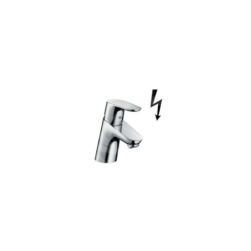 Hansgrohe Focus E2 - Mitigeur de lavabo à levier 70 pour chauffe-eau sans pression, chrome 31132000