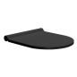 PURA/KUBE X Soft Fermeture de toilette, SLIM, duroplastique, noir mat