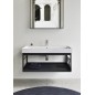 NUBES/NORM lavabo cadre 100x50cm, noir mat NUBES/NORM lavabo cadre 100x50cm, noir mat