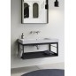 NUBES/NORM lavabo cadre 100x50cm, noir mat NUBES/NORM lavabo cadre 100x50cm, noir mat