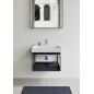 NUBES/NORM lavabo cadre 60x50cm, noir mat NUBES/NORM lavabo cadre 60x50cm, noir mat