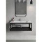 PURA lavabo frame 102x46cm, noir mat