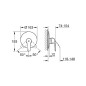 Grohe Eurostyle Cosmopolitan - Mitigeur de douche encastré, chrome 19507002
