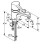 Kludi Medi Care - Mitigeur de lavabo avec bec pivotant, chrome 341130534