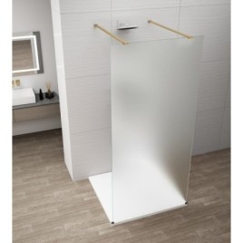 ESCA GOLD MATT Panneau en verre de douche de 1 pièce, verre mat, 1000 mm