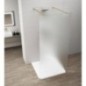 ESCA GOLD MATT Panneau en verre de douche de 1 pièce, verre mat, 1000 mm