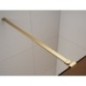 ESCA GOLD MATT Panneau en verre de douche de 1 pièce, verre mat, 1000 mm