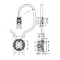 Axor Citterio - Corps d'encastrement du mitigeur électronique de lavabo pour installation encastrée 16180180 Axor Citterio - Corps d'encastrement du mitigeur électronique de lavabo pour installation encastrée 16180180