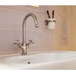 Axor Montreux - Mélangeur lavabo avec deux robinets, nickel brossé 16502820 Axor Montreux - Mélangeur lavabo avec deux robinets, nickel brossé 16502820