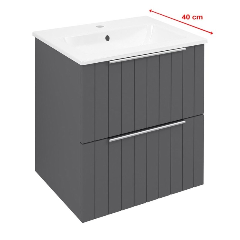 CIRASA Vanity Unit 48x54x39cm, carina strip
