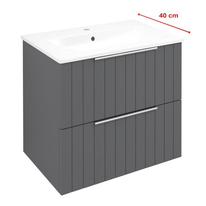 CIRASA Vanity Unit 58x54x39cm, carina strip CIRASA Vanity Unit 58x54x39cm, carina strip