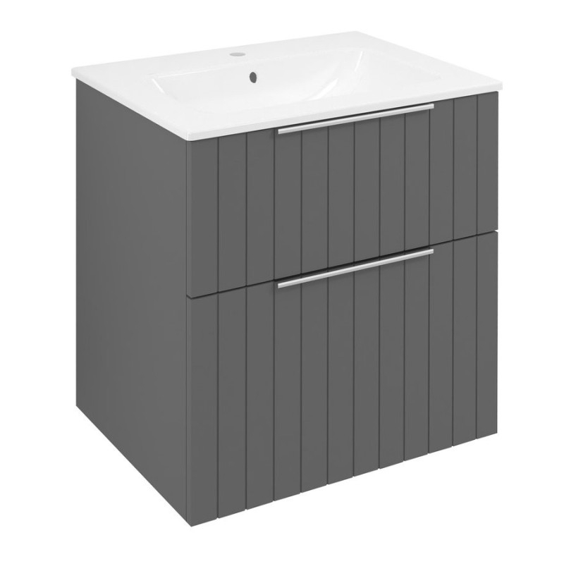 CIRASA Vanity Unité 59,2x64x46cm, bande de carina CIRASA Vanity Unité 59,2x64x46cm, bande de carina