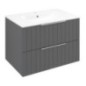 CIRASA Vanity Unité 69,8x52x46cm, bande de carina CIRASA Vanity Unité 69,8x52x46cm, bande de carina