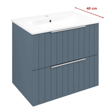 CIRASA Vanity Unit 58x54x39cm, sienne strip